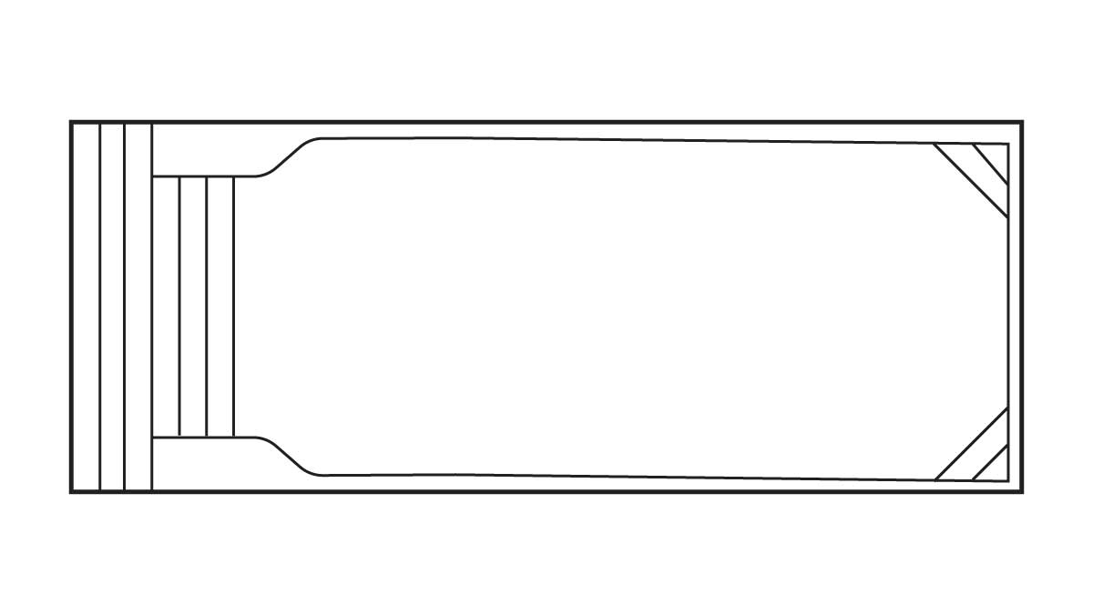 shoreline pool outline