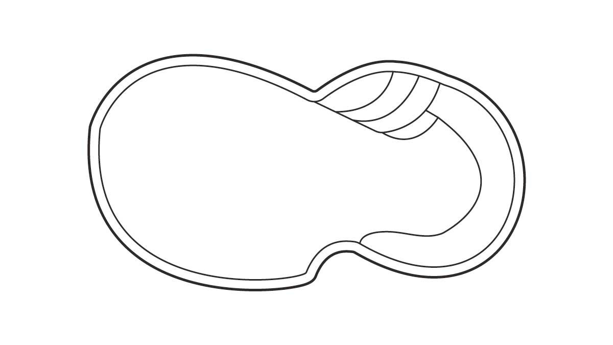 the sanibel pool outline