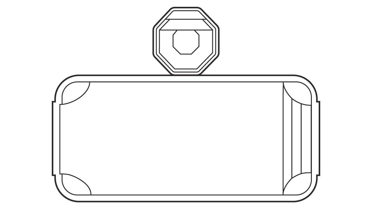 the dominican with spa outline